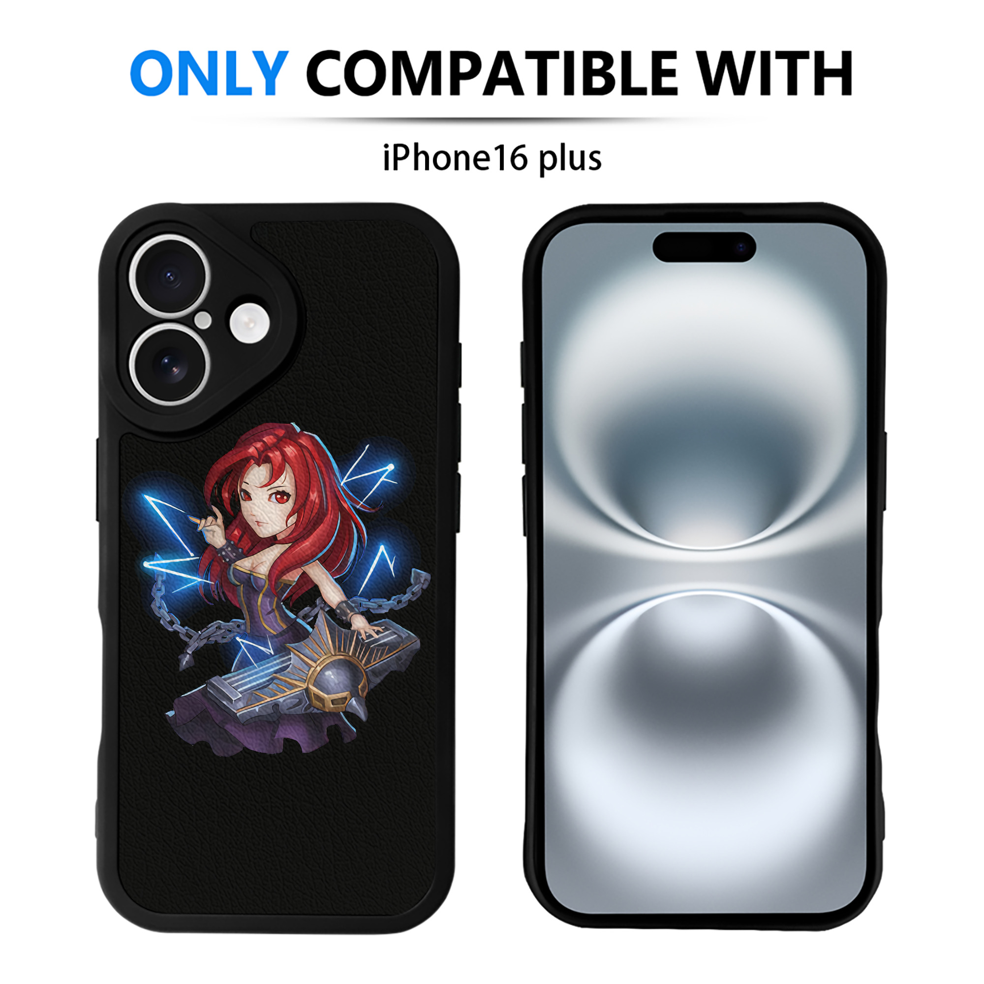 （画像用） リーグ・オブ・レジェンド League of Legends LOL 【iPhone 16シリーズ対応】シリコンスマホケース（レザー調） 材質：シリコン